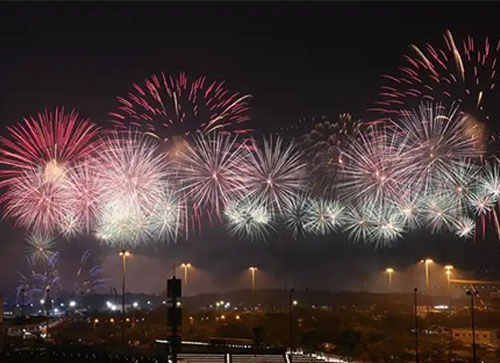 元谋县焰火晚会